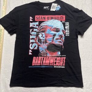Sean O'Malley Shirt Mens XL Black UFC MMA Bantamweight Champion Graphic Tee 2024